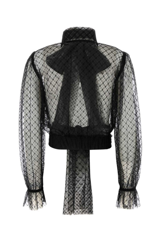 Black lace blouse Black DOLCE & GABBANA (F7AI4TFLSK8)