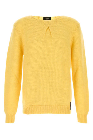Yellow mohair blend sweater FENDI (FZE016ASGS)