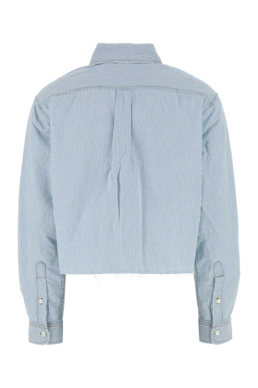 Embroidered chambray shirt MIU MIU (GWC131SOOO17NO)