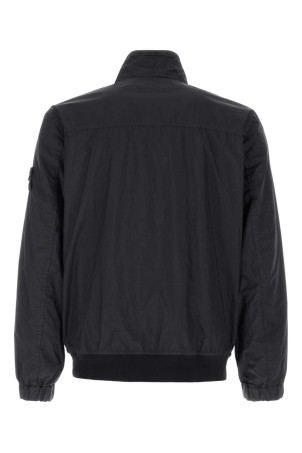 Midnight blue nylon jacket Black STONE ISLAND (L1S154100111S0A23)