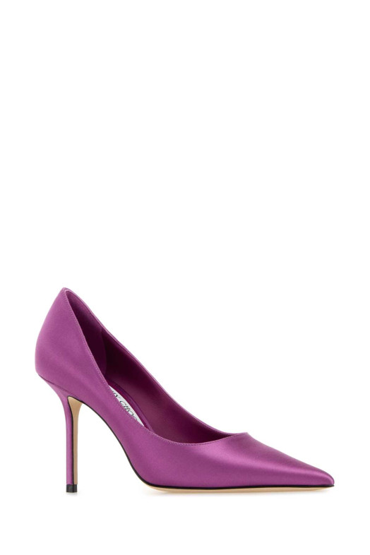 Purple satin Love pumps JIMMY CHOO (LOVE85SAT)