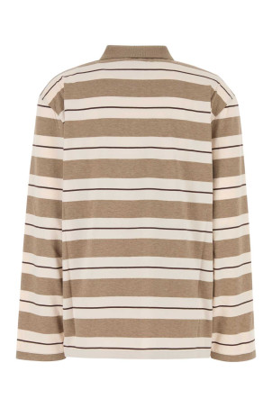 Embroidered cotton polo shirt MIU MIU (MJL015SOOO14RT)