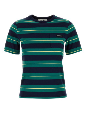 Embroidered cotton t-shirt MIU MIU (MJN537SOOO14RT)