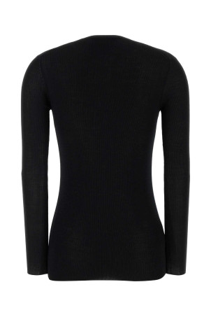 Black wool cardigan Black PRADA (P25O06SOOO18PX)