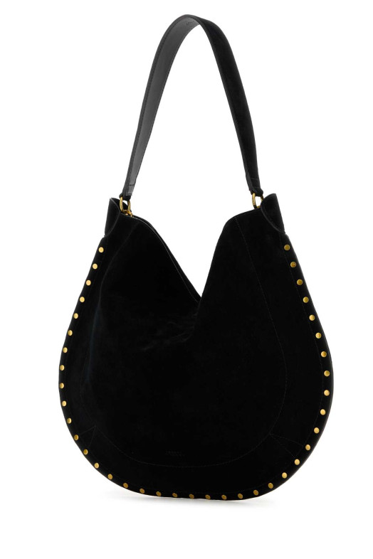 Черная замшевая сумка для покупок Oskan ISABEL MARANT (PP0200FAB2C03M)