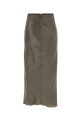 Grey satin skirt MAISON MARGIELA (S29MA0512M35586)