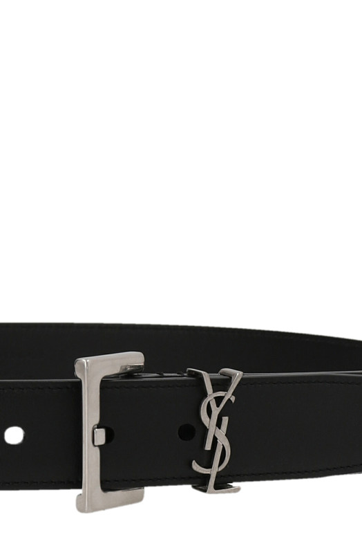 'Monogram’ belt Black