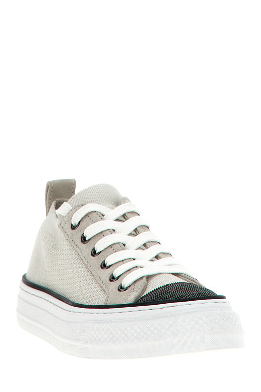 Сникерсы из трикотажа Monile Разноцветные BRUNELLO CUCINELLI MZ35G2650C9588