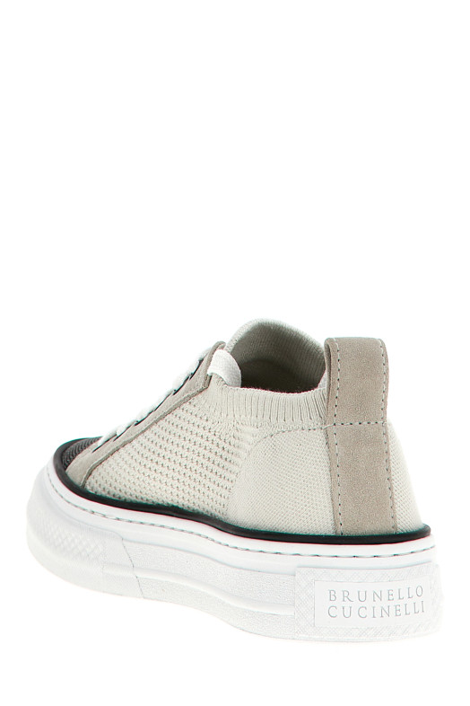 Сникерсы из трикотажа Monile Разноцветные BRUNELLO CUCINELLI MZ35G2650C9588