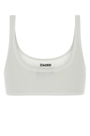 White stretch cotton bra VERSACE (10231421A09551)