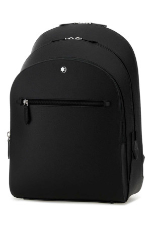 Black leather backpack MONTBLANC (130275)