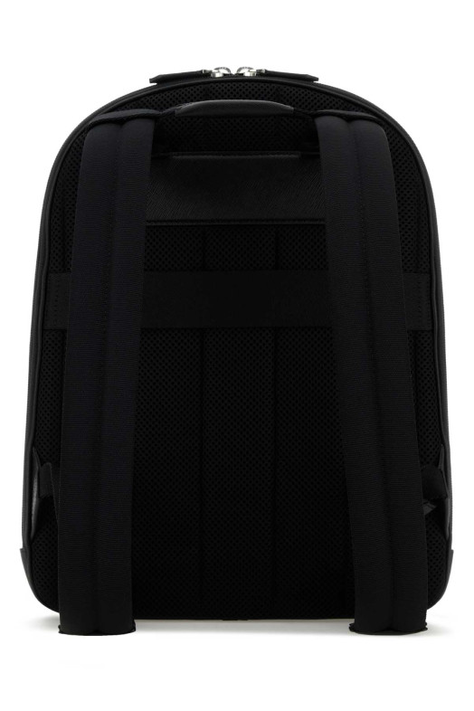 Black leather backpack MONTBLANC (130275)