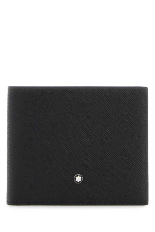 Black leather wallet MONTBLANC (130315)