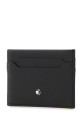 Black leather card holder MONTBLANC (130324)