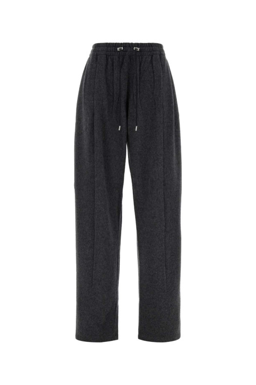 Dark grey wool blend pant PRADA (132411SOOO1ZCF)