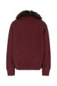Бургундская хлопковая толстовка PRADA (134725SOOO18VW)