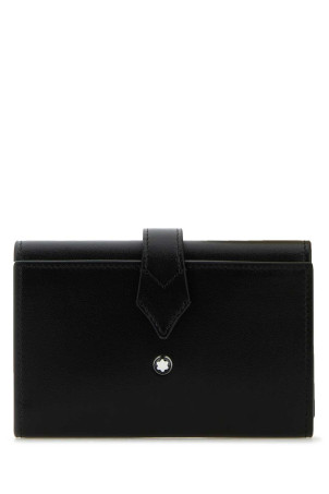 Black leather wallet MONTBLANC (199322)