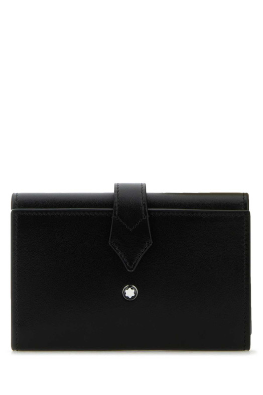 Black leather wallet MONTBLANC (199322)
