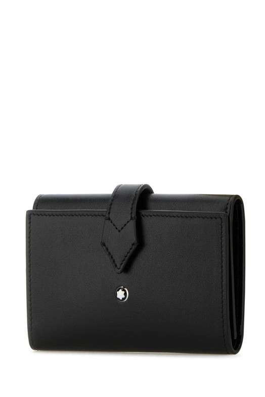 Black leather wallet MONTBLANC (199322)