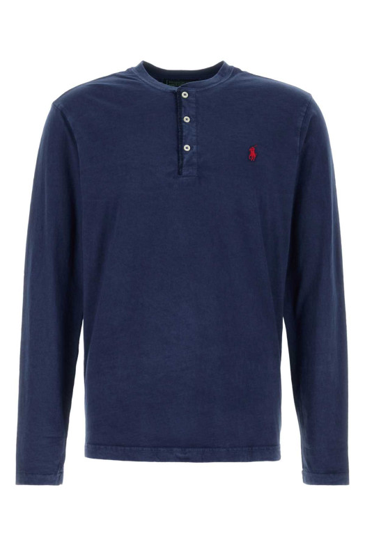 Navy blue cotton t-shirt Blue POLO RALPH LAUREN (710790058)