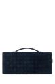 Navy blue suede Andiamo handbag BOTTEGA VENETA (741511V60F1)