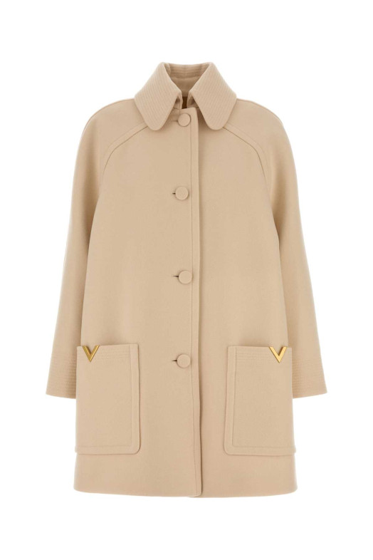 Cream wool coat VALENTINO GARAVANI (7B0CA3Z79UK)
