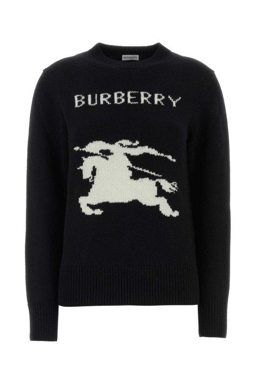 Black wool blend sweater Black BURBERRY (8103048)
