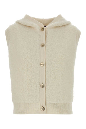 Ivory stretch wool blend vest GUCCI (835982XKETK)
