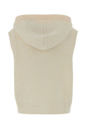Ivory stretch wool blend vest GUCCI (835982XKETK)