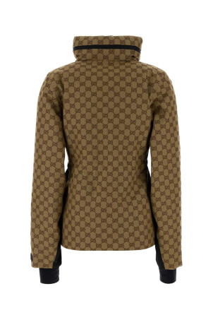 Embroidered nylon padded jacket GUCCI (837772ZATFQ)