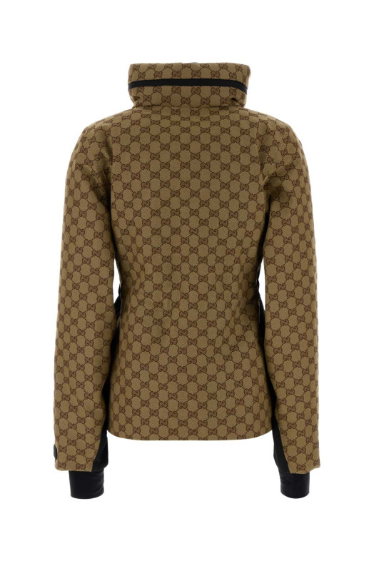 Embroidered nylon padded jacket GUCCI (837772ZATFQ)