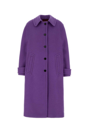 Purple wool blend coat GUCCI (840075Z8B4W)