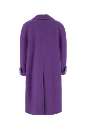 Purple wool blend coat GUCCI (840075Z8B4W)