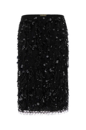 Black lace skirt Black GUCCI (849635ZATNH)