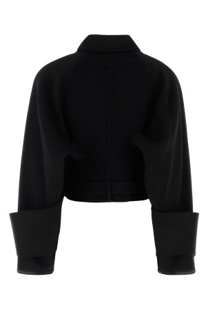 Black wool coat CHLOE (CH25WMA16071)