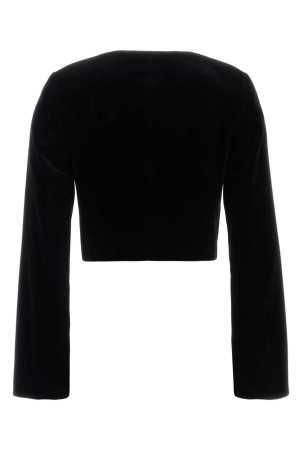 Black velvet blazer CHLOE (CH25WVE34091)