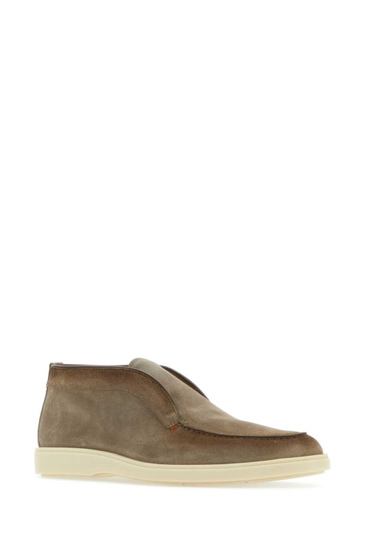 Dove grey suede ankle boots SANTONI (MGDT17823TICBGEX)