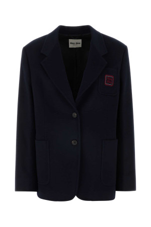 Midnight blue wool blend blazer Blue MIU MIU (MH1769SAM1125Q)