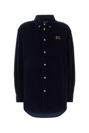 Dark blue corduroy shirt Blue MIU MIU (MK1626SOOO18SZ)