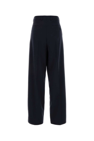 Dark blue stretch wool wide-leg pant Blue MIU MIU (MP1914SOOO17L4)