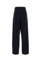 Dark blue stretch wool wide-leg pant Blue MIU MIU (MP1914SOOO17L4)