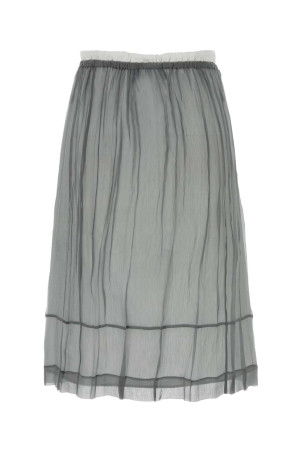 Grey chiffon skirt PRADA (P172ZRSOOO18QL)
