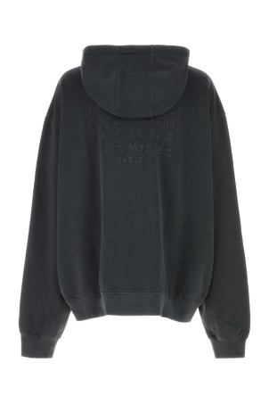 Graphite cotton oversize sweatshirt MAISON MARGIELA (S50HG0047M25017)