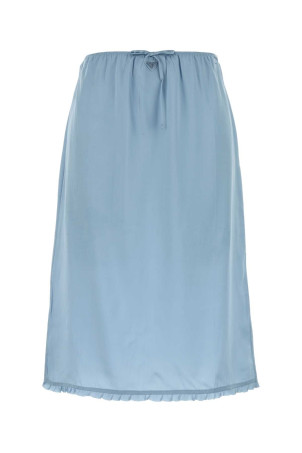 Light-blue satin underskirt PRADA (SG6172SOOO17MZ)