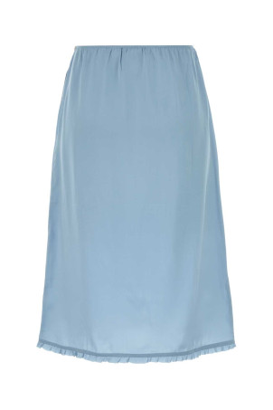 Light-blue satin underskirt PRADA (SG6172SOOO17MZ)