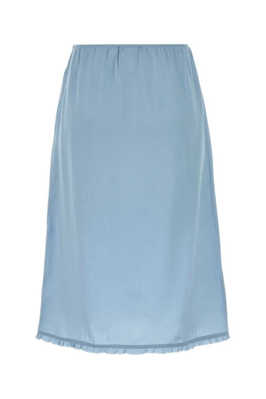 Light-blue satin underskirt PRADA (SG6172SOOO17MZ)