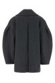 Grey wool blend coat GANNI (W0930)