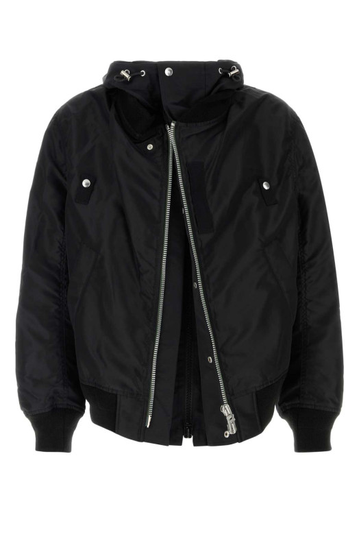 Black nylon bomber jacket SACAI (2503784M)