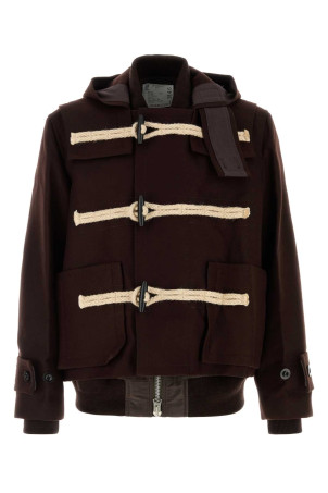Brown wool montgomery SACAI (2503846M)