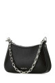 Black leather mini T-Bar handbag Black ALEXANDER MCQUEEN (8135531VDGB)